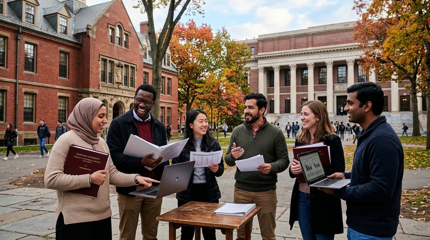 Harvard (PhD) students and campus