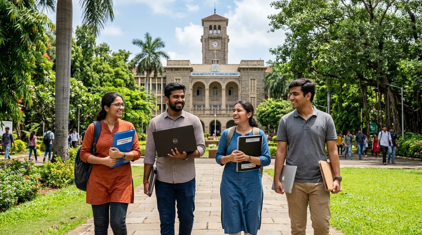 IIT Bombay students and campus