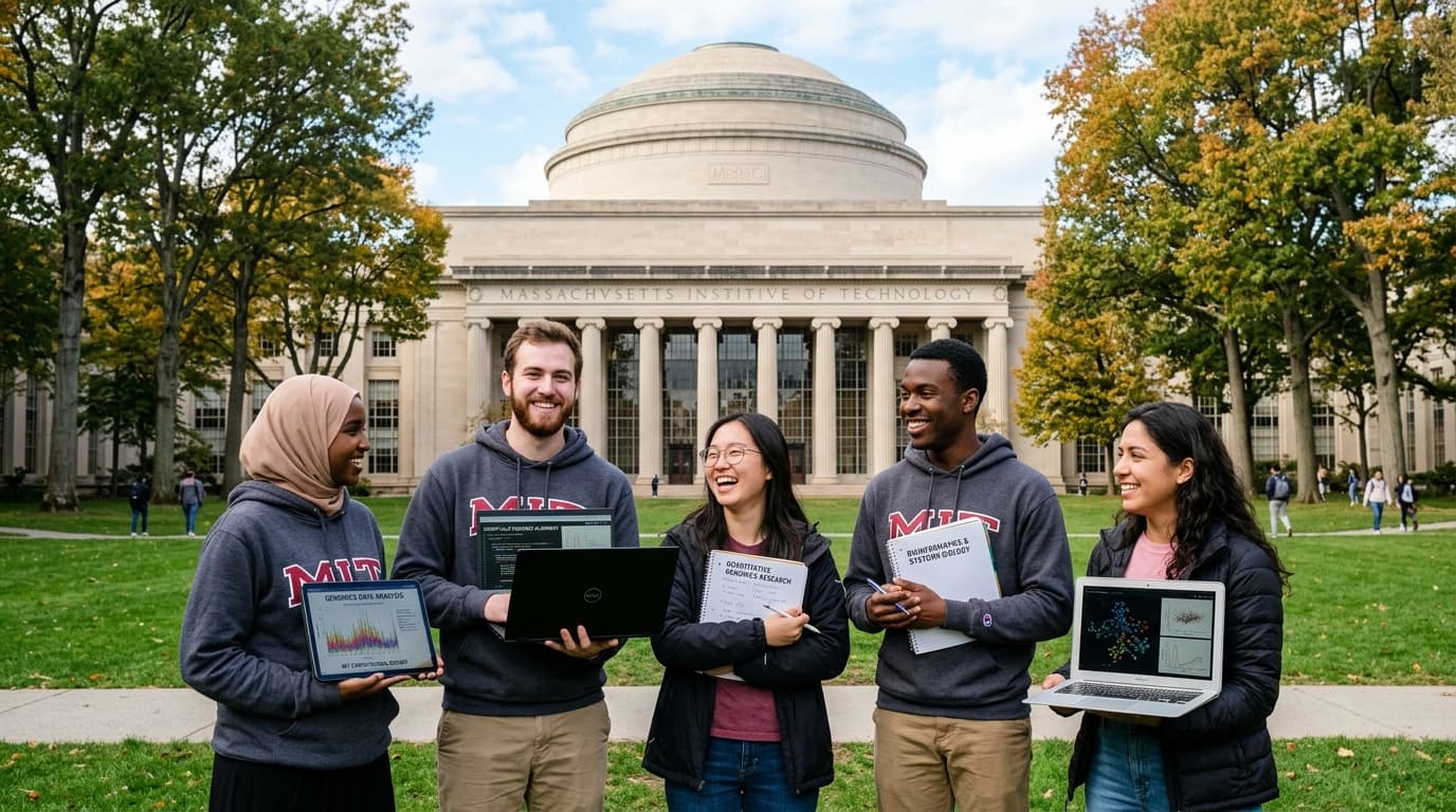 MIT students and campus